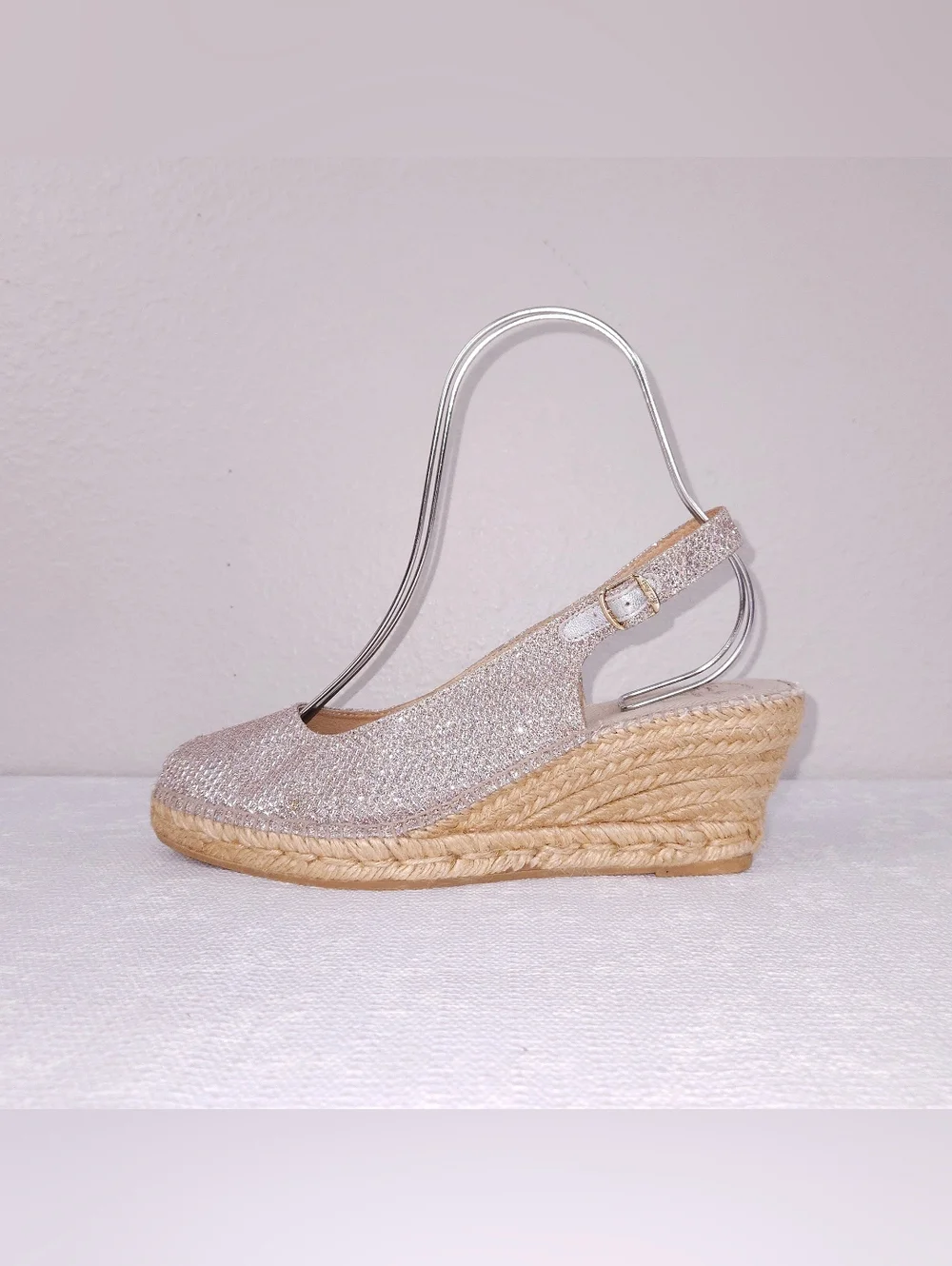 New! TONI PONS Carol Slingback Espadrille Wedge Peep-Toe Pumps US 11